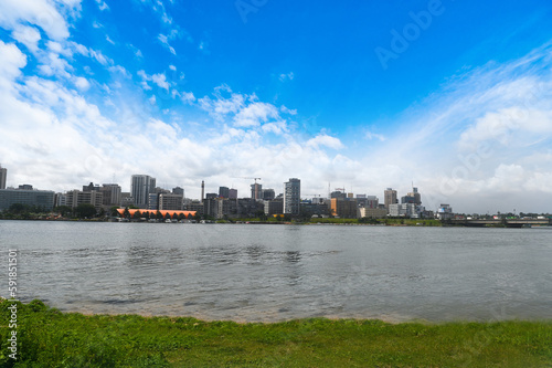 city skyline, Abidjan plateau
