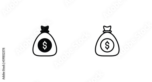 Stopwatch icon design with white background stock illustration