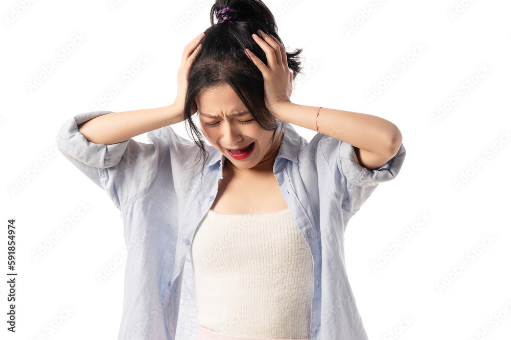 Distress of young women Distress of young women