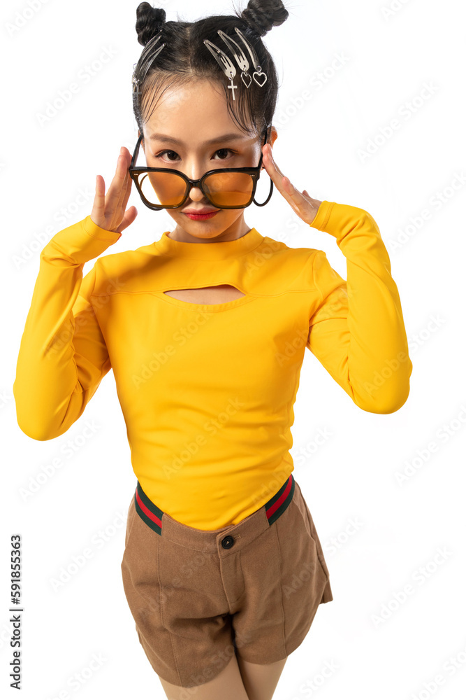 Stylish young girl Stylish young girl