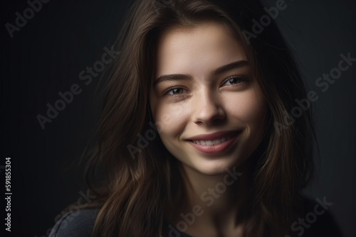 beautiful young adult woman...