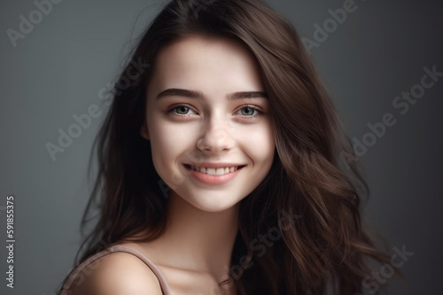 beautiful young adult woman...