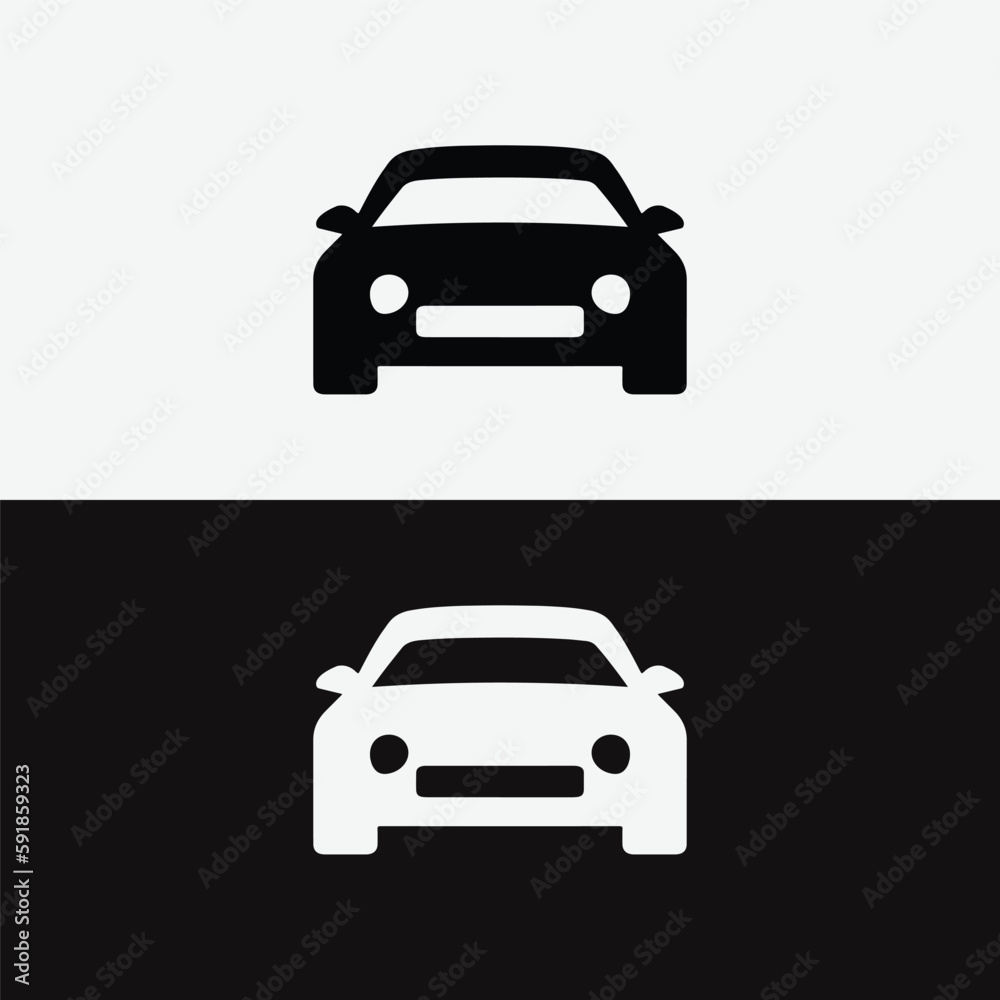 Obraz premium Vector car icon, pickup symbol, vehicle sign, jeep icon
