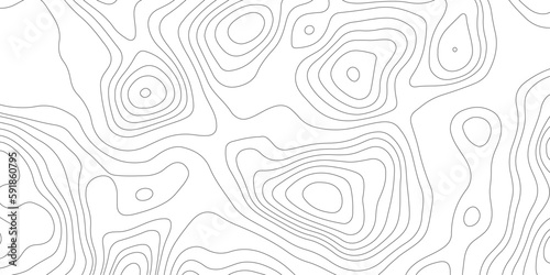 Topographic map background geographic line map with elevation assignments. Modern design with White background with topographic wavy pattern design.paper texture Imitation of a geographical map shades
