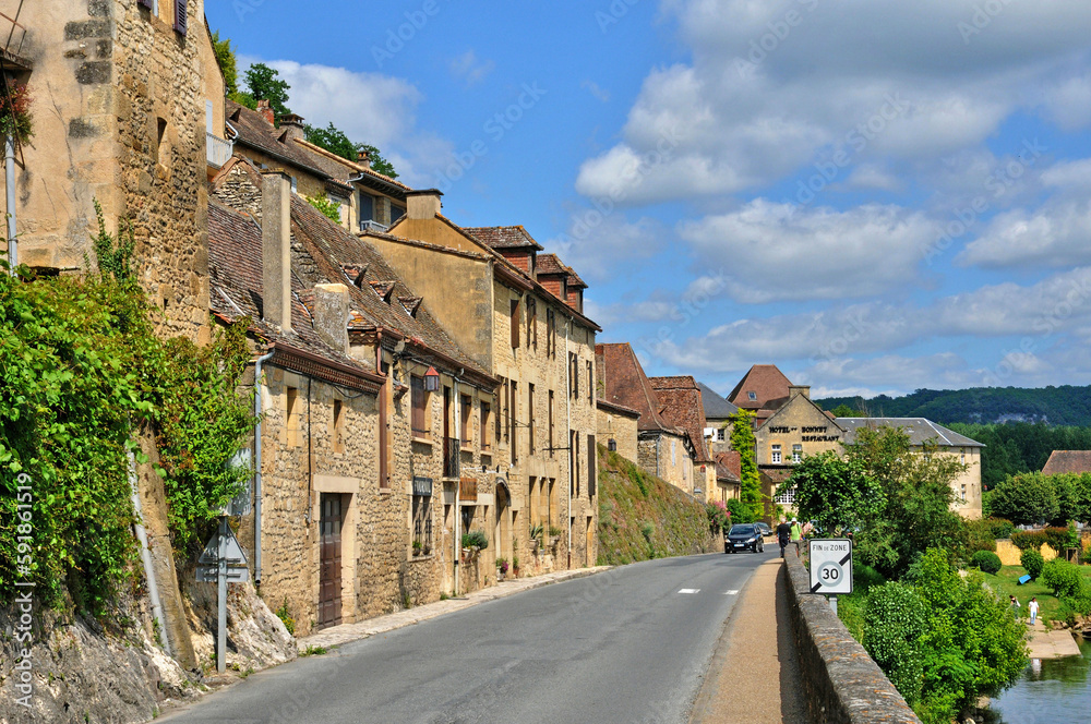 Perigord, the picturesque village of Beynac