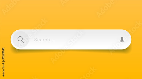 Search Bar with suggestions for UI UX design and web site. Search Address and navigation bar icon. Collection of search form templates for websites. Search engine web browser window template.