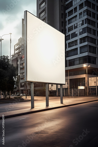 Futuristic Advertising: Create a Blank Canvas for Your Next Billboard