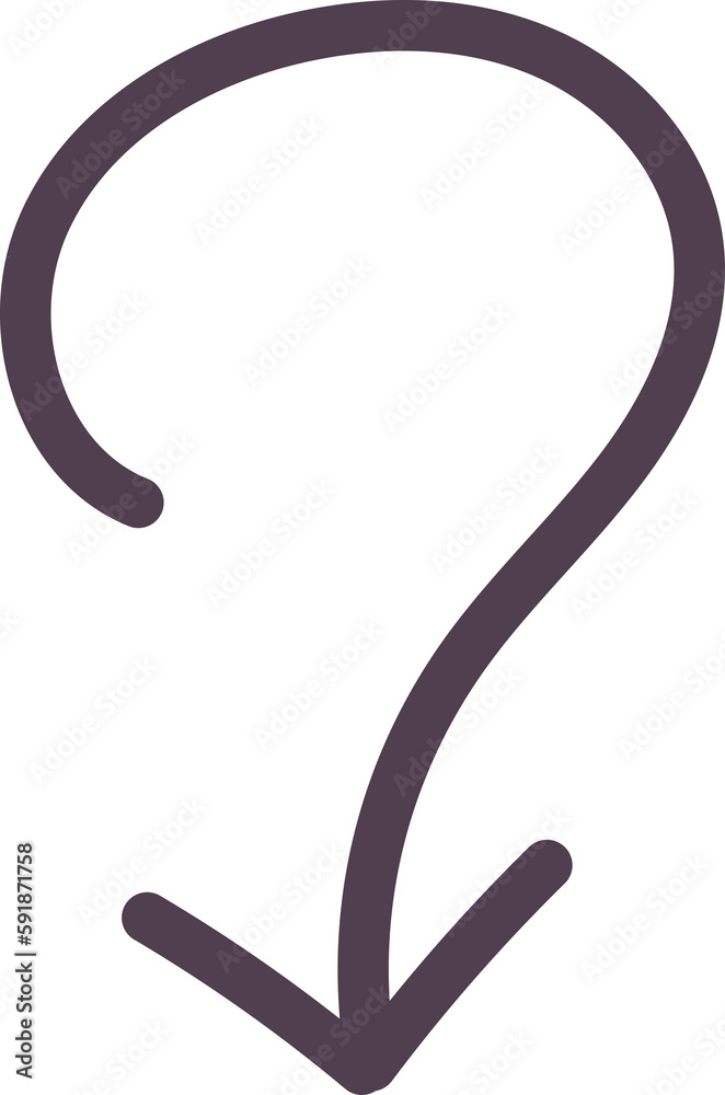 Fototapeta premium Question Mark Arrow