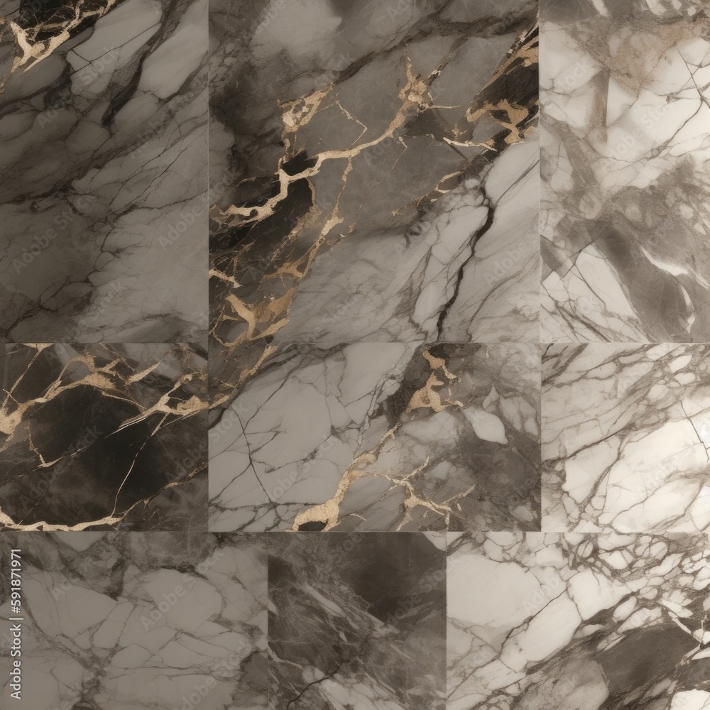 Fototapeta premium fashionable cut marble floor tile pattern