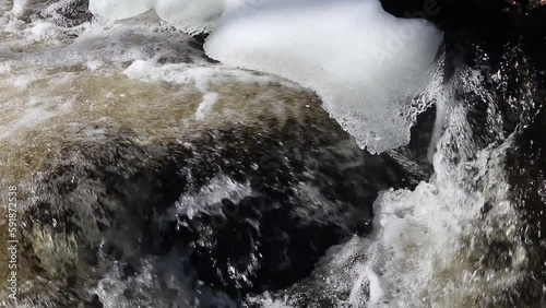 Rapids in Kemppilän Myllykoski, Ruokolahti Finland