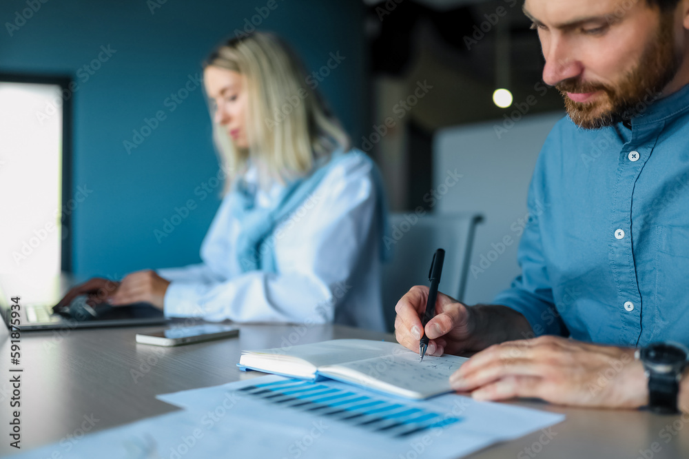 Professionals working together at the office