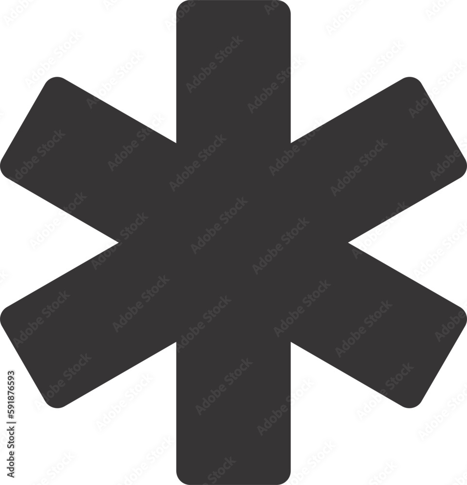 Obraz premium caduceus medical symbol