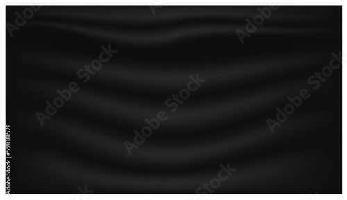 Abstract background silk cloth texture Smooth elegant black silk