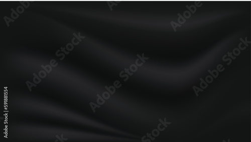 Abstract background silk cloth texture Smooth elegant black silk