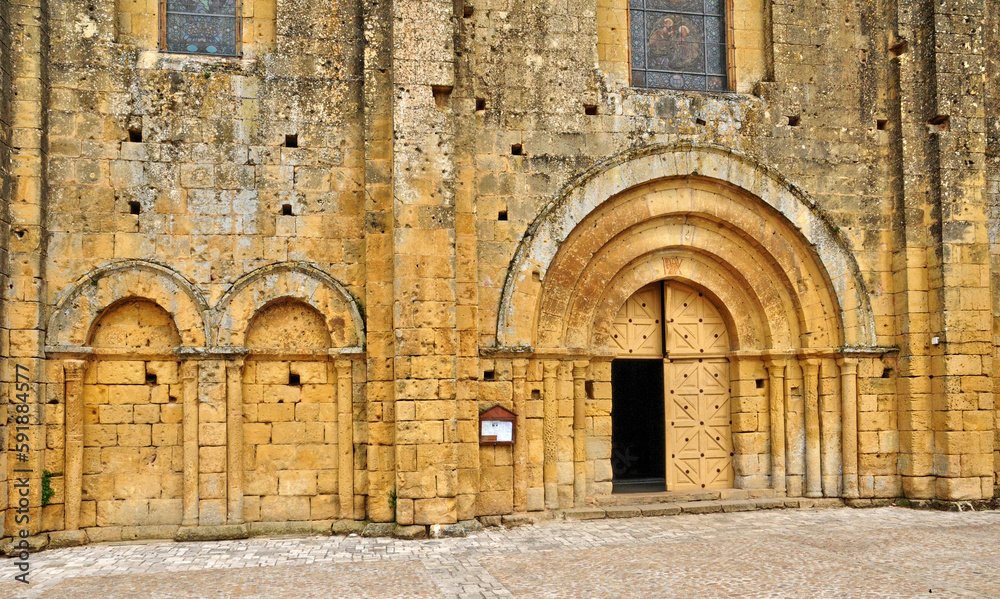 France, Cadouin abbey in Perigord
