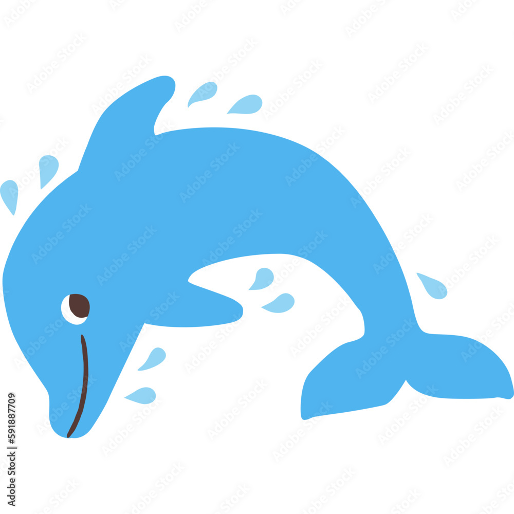Obraz premium dolphin illustration