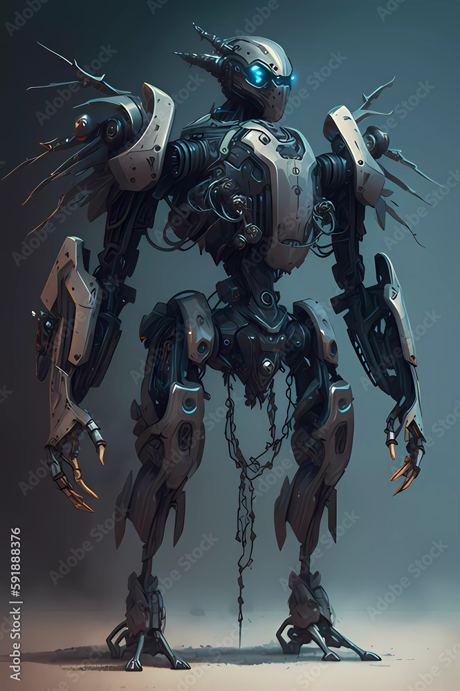 Fototapeta premium futuristic robot