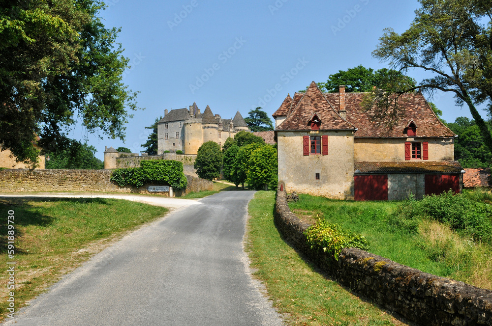 France, picturesque village of Sainte Mondane