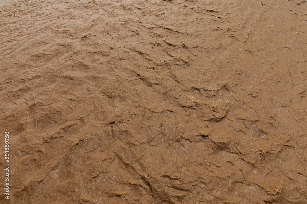 Background of running valley from top angle in brown Background of running valley from top angle in brown