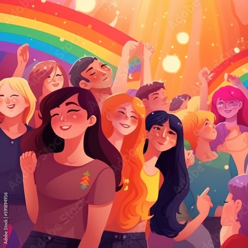 gay, pride, rainbow flag