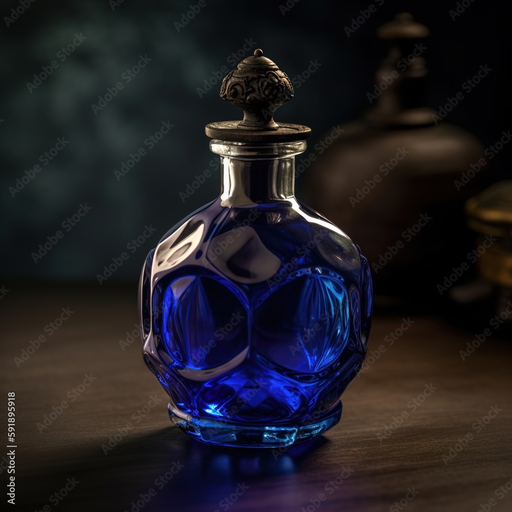 Magic potion in a mystical bottle Magic potion in a mystical bottle