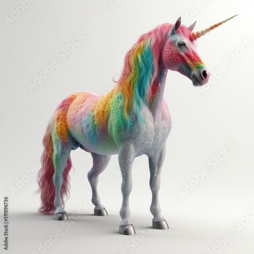 unicorne, rainbow, © Enzo