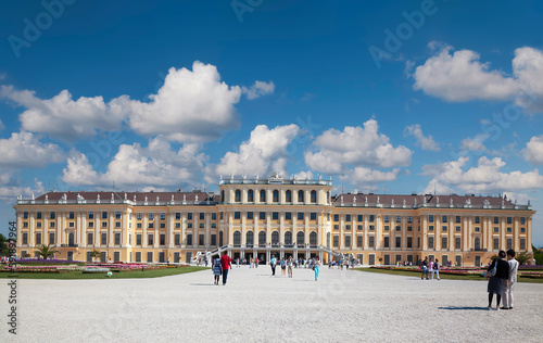 View of the Schonbrunn palace Palace. Vienna, Austria photo