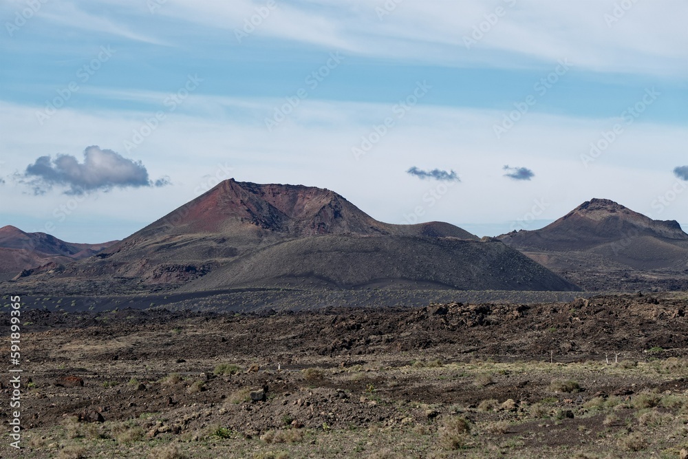 in the mountains of lanzarote