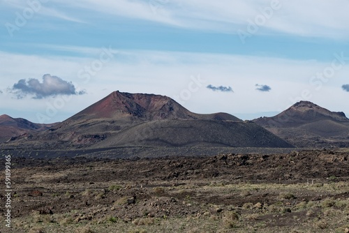 in the mountains of lanzarote