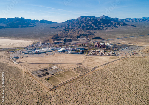 Primm valley Resort and Casino in Nevada. Close to California. USA. photo