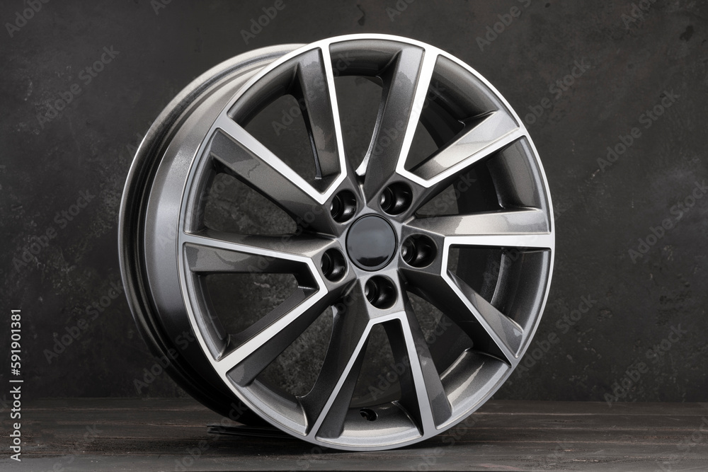 grey designer aluminum wheel, new auto parts alloy wheel for car