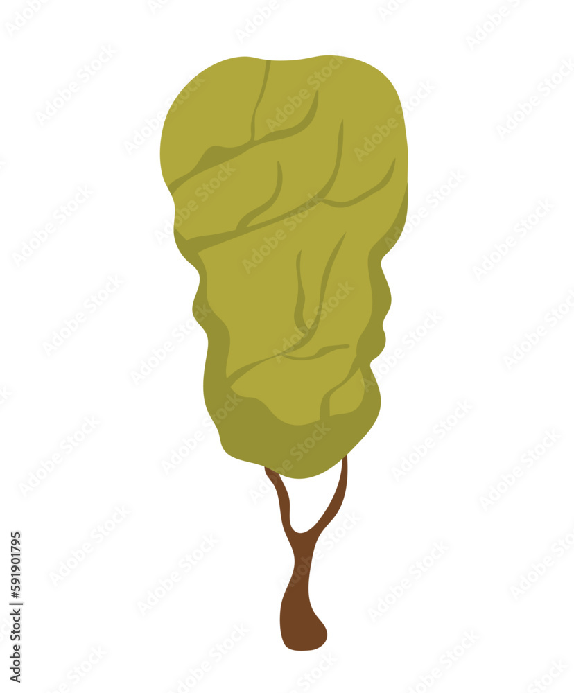 Concept Tree. This illustration features a minimalist, flat design of a cartoon-style green tree in a vector format. Vector illustration. Concept Tree. This illustration features a minimalist, flat design of a cartoon-style green tree in a vector format. Vector illustration.