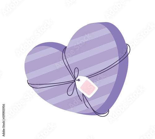 Concept Love moments mail envelop full of flowers. This flat vector cartoon design captures a love moment with an envelop mail and heart on a white background. Vector illustration.
