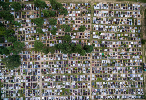 Cemetery in Lithunia. photo