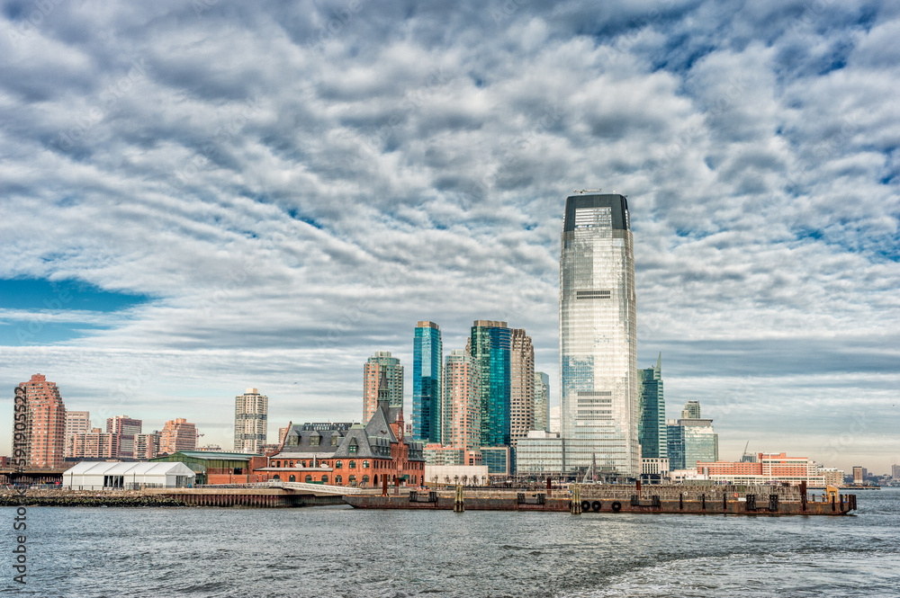 Fototapeta premium Jersey Cityscape and Port. NJ, USA.