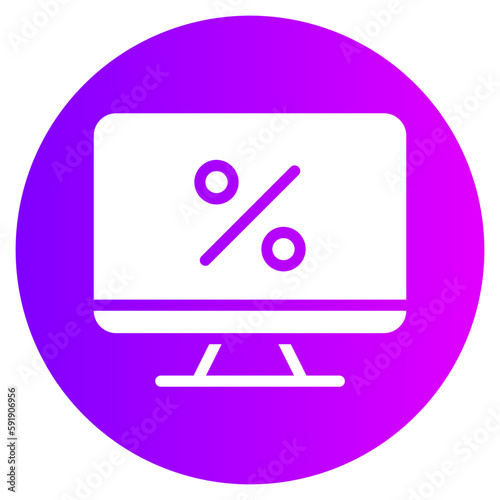 discount gradient icon