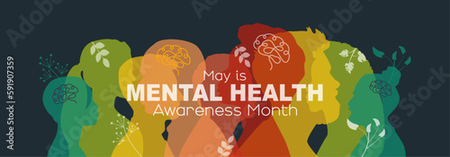 May is Mental Health Awareness Month banner.