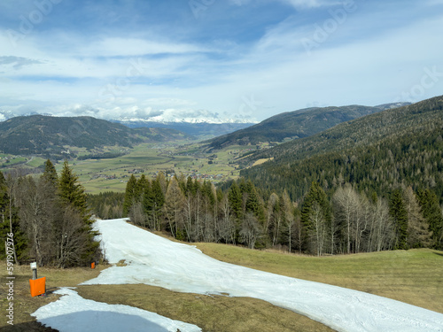 Skigebiet Aineck Saisonende