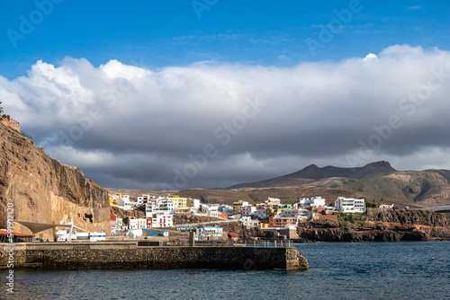 Sardina del Norte, coastal town of Gran Canaria, Canary Islands, Spain. Small fishing village