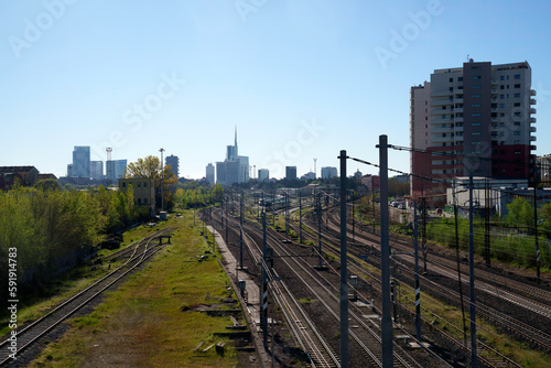 Milan: railways from Ponte della Ghisolfa