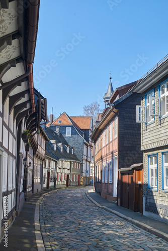 Altstadt-Impressionen in Goslar  Norddeutschland  Niedersachsen. 