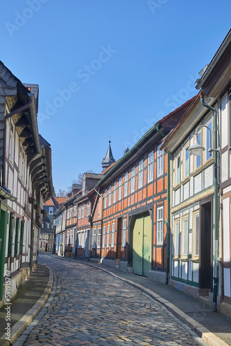 Altstadt-Impressionen in Goslar  Norddeutschland  Niedersachsen. 