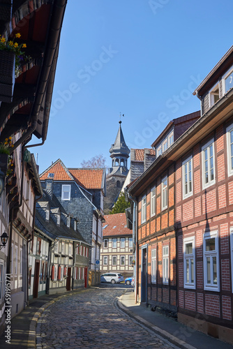 Altstadt-Impressionen in Goslar  Norddeutschland  Niedersachsen. 