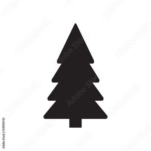 Christmas tree icon 