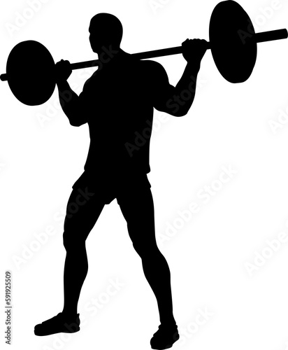 Weight Lifting Man Weightli...