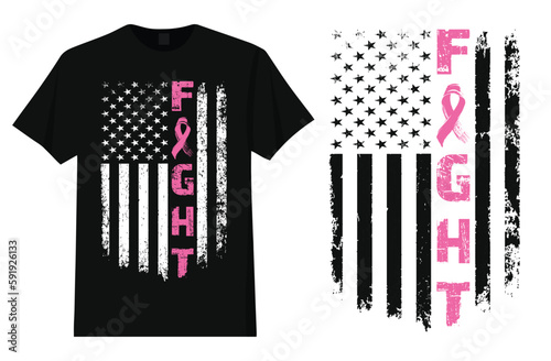 Fight Breast Cancer T Shirt Design