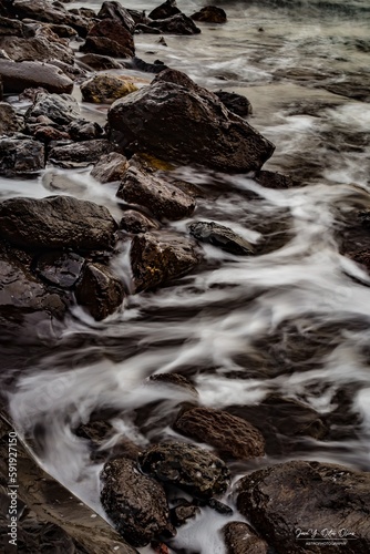 water flowing over rocks © JoseMaria