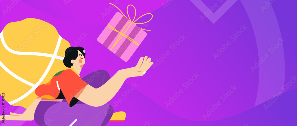 Fototapeta premium Internet finance and wealth management investment flat vector concept operation hand drawn illustration 