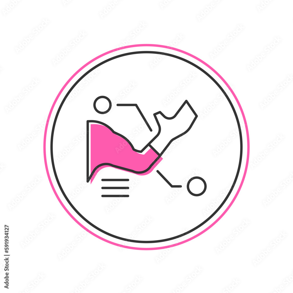 Filled outline Prosthesis hand icon isolated on white background. Futuristic concept of bionic arm, robotic mechanical hand. Vector Filled outline Prosthesis hand icon isolated on white background. Futuristic concept of bionic arm, robotic mechanical hand. Vector