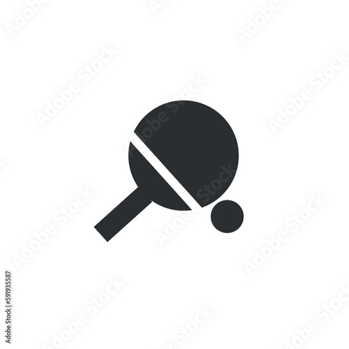 Table tennis vector icon